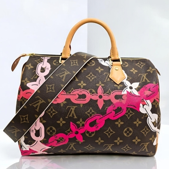 Louis Vuitton Handbags - ✨️Authentic Louis Vuitton Monogram Limited Edition Chain Speedy30